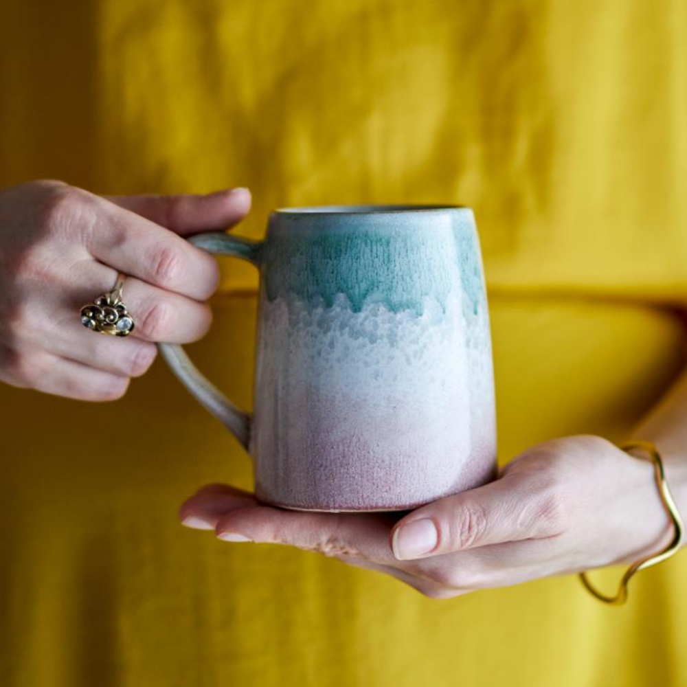 Bloomingville Zestaw kubków z kamionki Winnie Multi 4 szt.