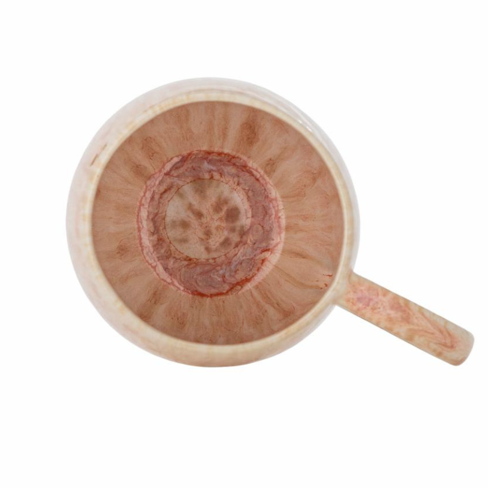 Bloomingville Zestaw kubków z kamionki Roselyn Rose 4 szt.