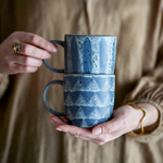 Bloomingville Zestaw kubków z kamionki Ramie Grey 2 szt.