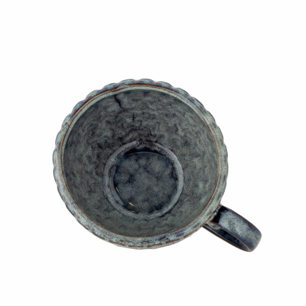 Bloomingville Elegancki zestaw kubków z kamionki Katrina Gray 4 szt.