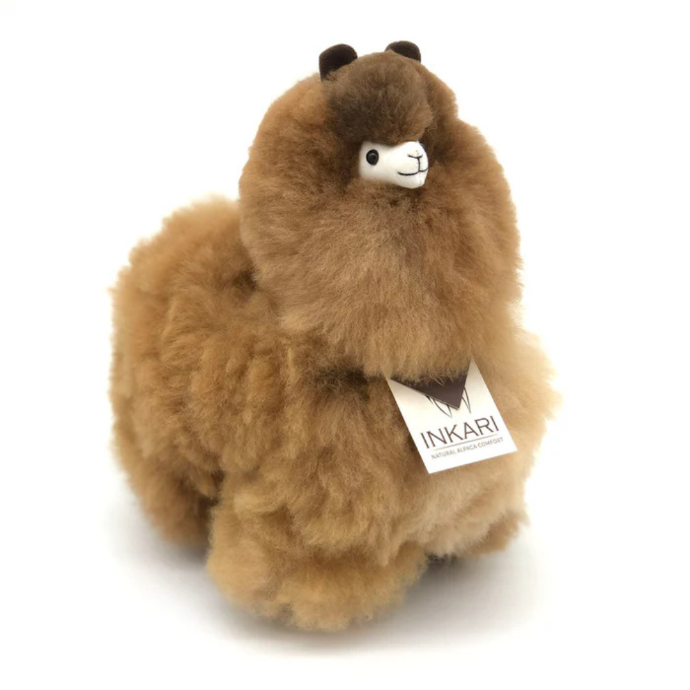 Inkari Maskotka alpaka Naturals Medium 32cm Caramel