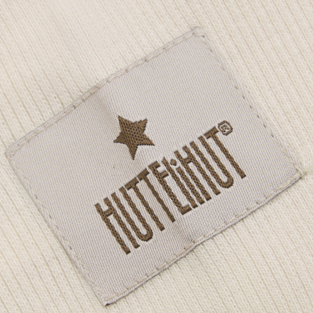 Huttelihut Kominiarka dziecięca prążkowana Antique White