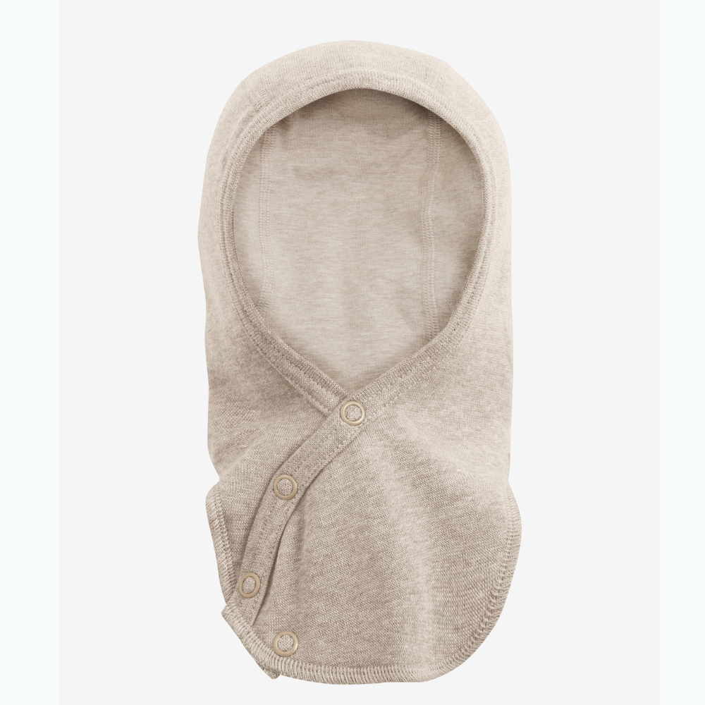 Huttelihut Kominiarka dziecięca bawełniana Rib w. Lin. Camel Melange