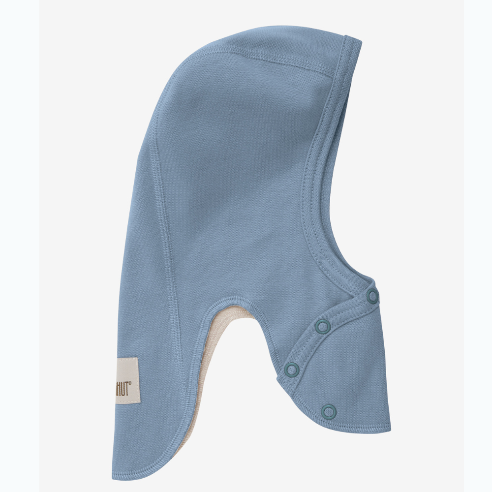 Huttelihut Kominiarka dziecięca bawełniana Rib w. Lin. Windward Blue