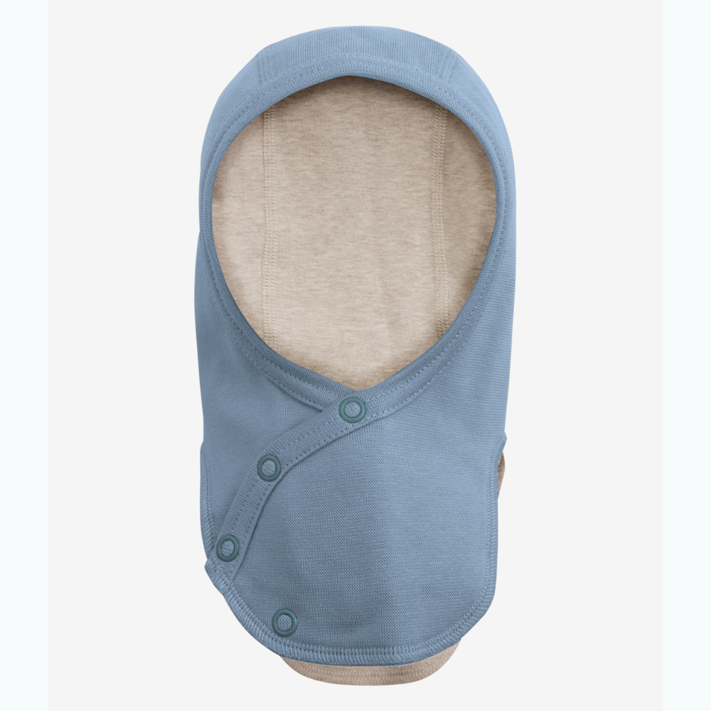 Huttelihut Kominiarka dziecięca bawełniana Rib w. Lin. Windward Blue