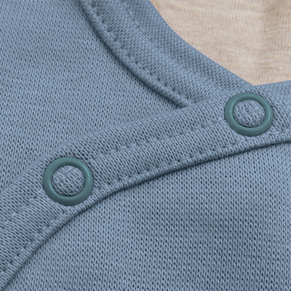 Huttelihut Kominiarka dziecięca bawełniana Rib w. Lin. Windward Blue