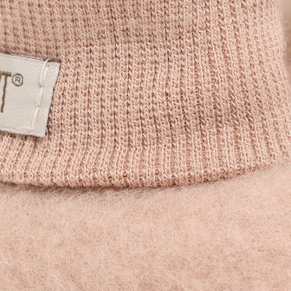 Huttelihut wełniane buciki Fleece Mahogany Rose