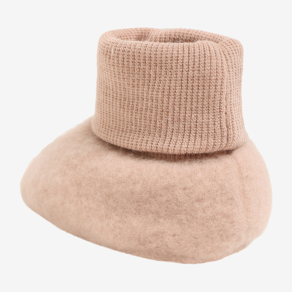 Huttelihut wełniane buciki Fleece Mahogany Rose