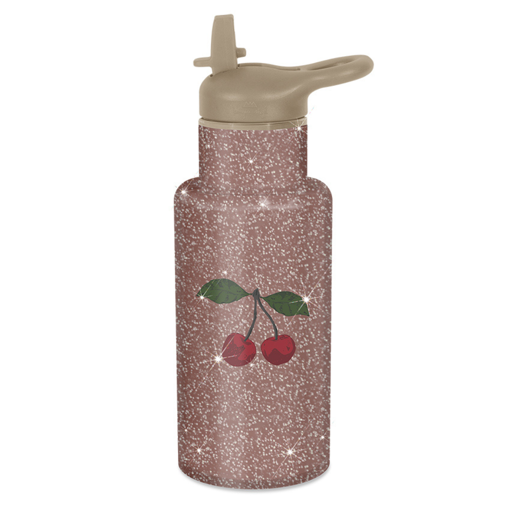 Konges Slojd Butelka na wodę Cherry Glitter
