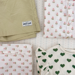 Konges Slojd Spodenki dziecięce Acty Pale Olive Green/Ermine 2 pack