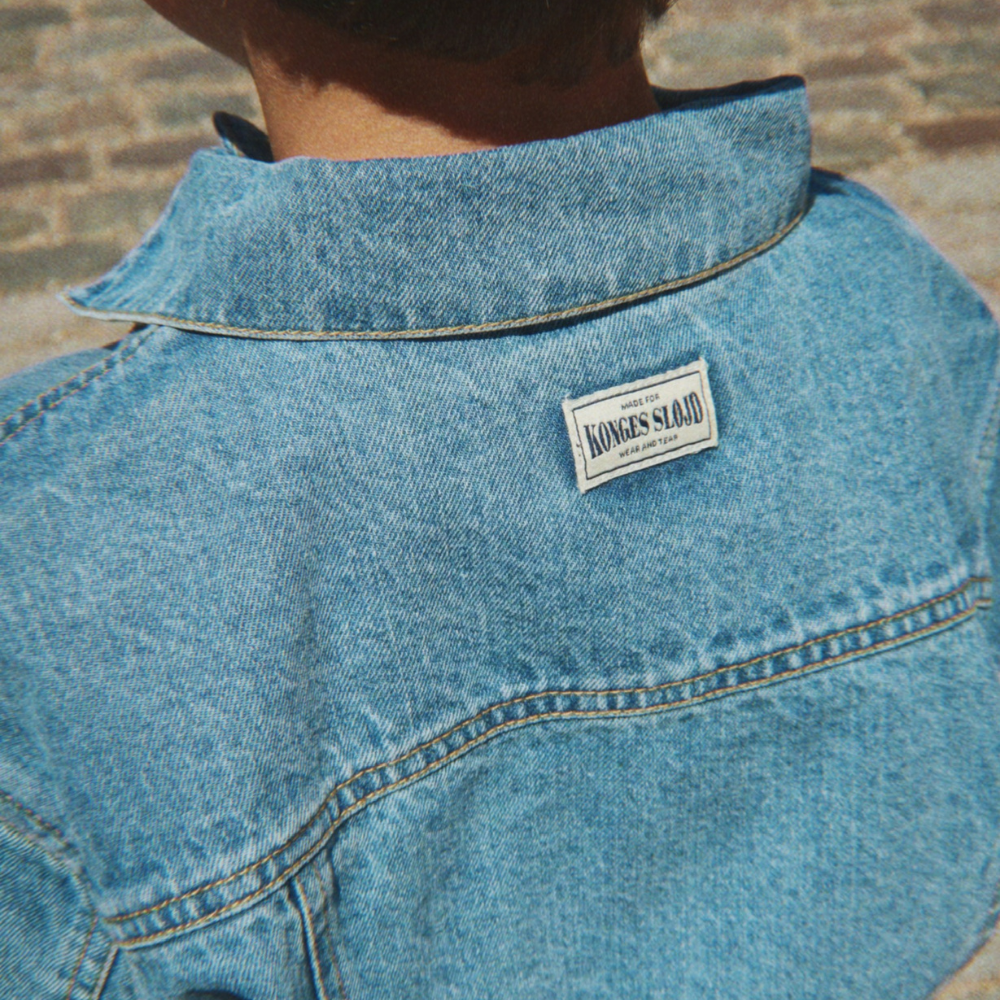 Konges Slojd Kurtka dżinsowa dziecięca Magot Denim Blu
