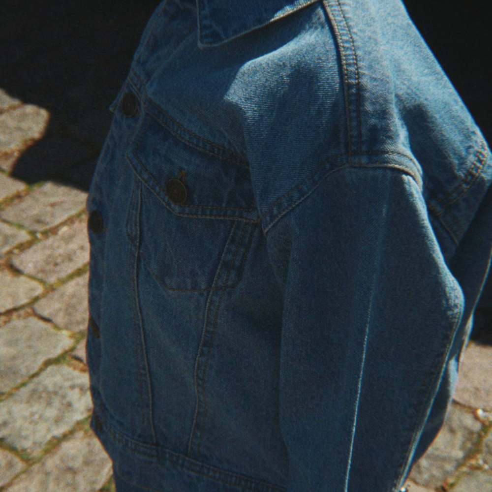 Konges Slojd Kurtka dżinsowa dziecięca Magot Denim Blu