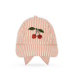 Konges Slojd Czapka z daszkiem z kokardą Ellie Amour Stripe