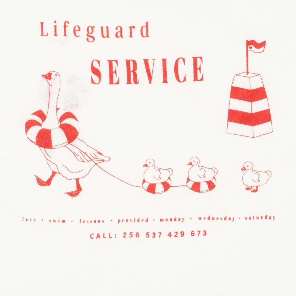 Konges Slojd koszulka dziecięca Era Tee OCS Off white / lifeguard service
