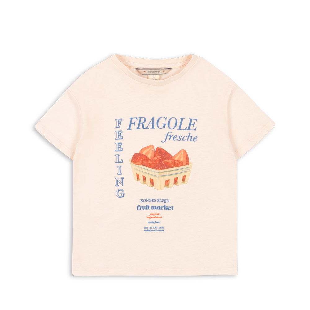 Konges Slojd koszulka dziecięca Era Tee OCS Creole pink