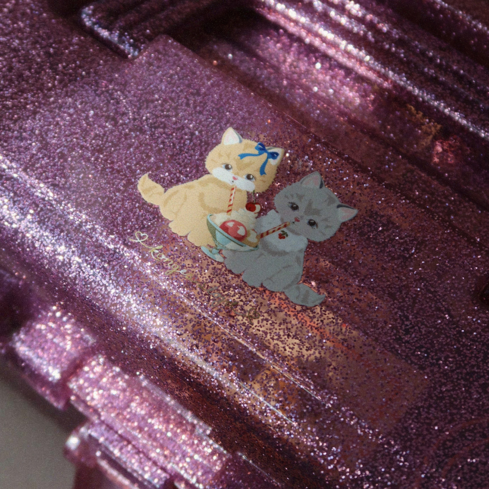 Konges Slojd Zestaw akcesoriów w walizce dla dziewczynki Glam me up Amour Pink