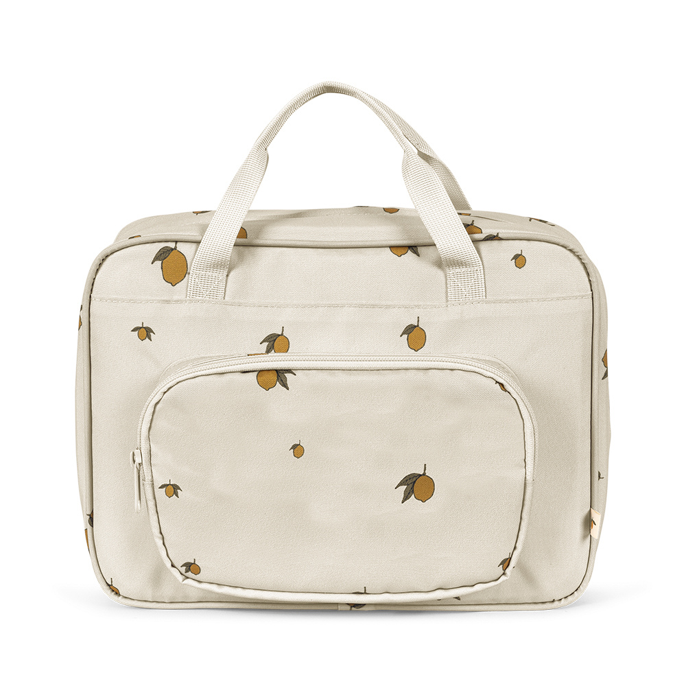 Konges Slojd Zestaw artystyczny z torbą Holiday Essentials Bag Lemon
