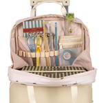 Konges Slojd Zestaw artystyczny z torbą Holiday Essentials Bag Lemon
