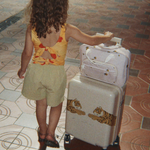 Konges Slojd Zestaw artystyczny z torbą Holiday Essentials Bag Lemon