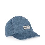 Konges Slojd Dżinsowa czapka z daszkiem dziecięca Magot Denim blue
