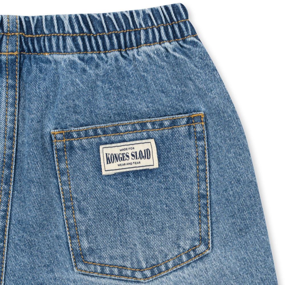 Konges Slojd Dżinsowe spodenki dziecięce Magot Denim Blue