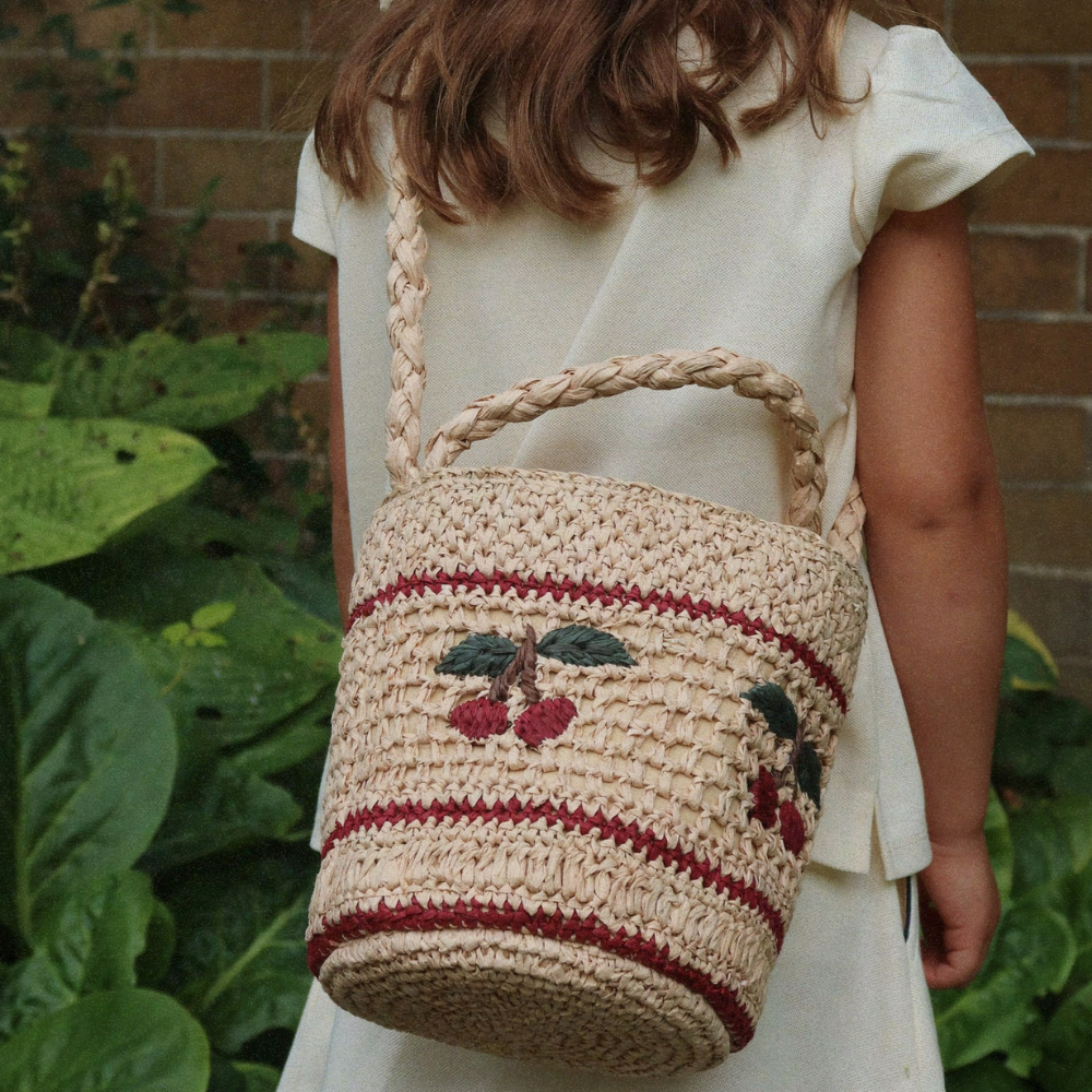 Konges Slojd Letnia torba dziecięca Fiorella Eggnog