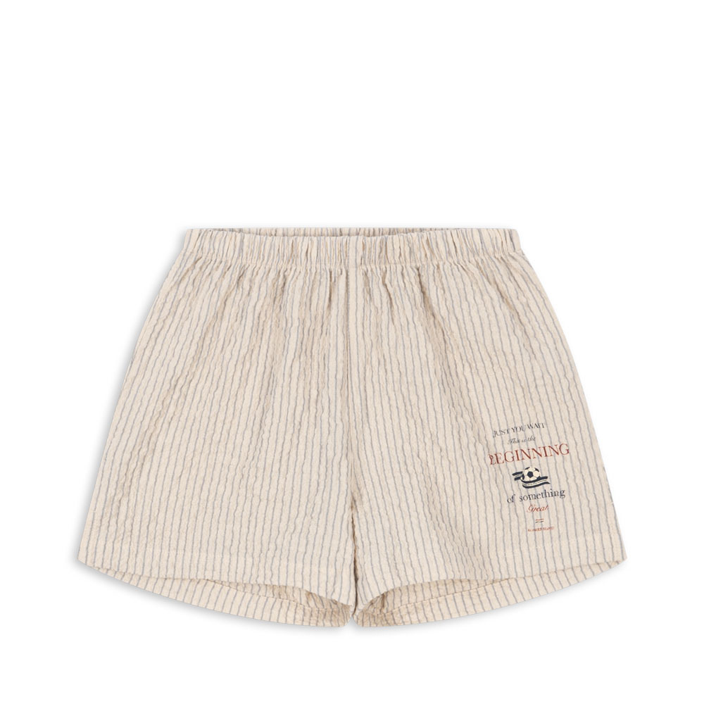 Konges Slojd bawełniane spodenki dziecięce Elliot GOTS Tradewinds stripe