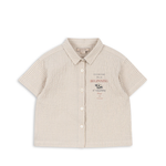 Konges Slojd koszula z krótkim rękawem dziecięca Elliot SS GOTS Tradewinds stripe