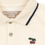 Konges Slojd koszulka polo dziecięca Florita OCS Antique white
