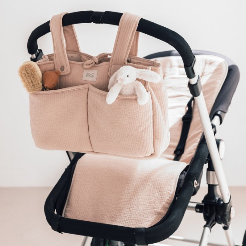 Babyshower uniwersalna mata do wózka feel blush