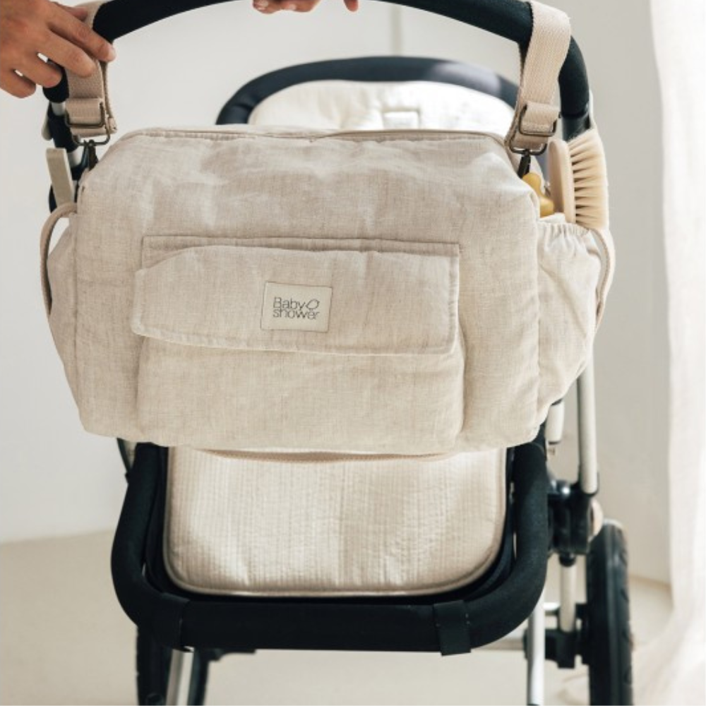 Babyshower uniwersalna mata do wózka feel ivory