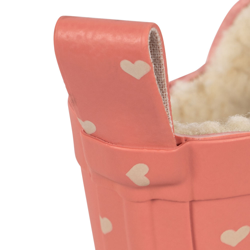 Konges Slojd kalosze dziecięce Roi printed Coeur feathers