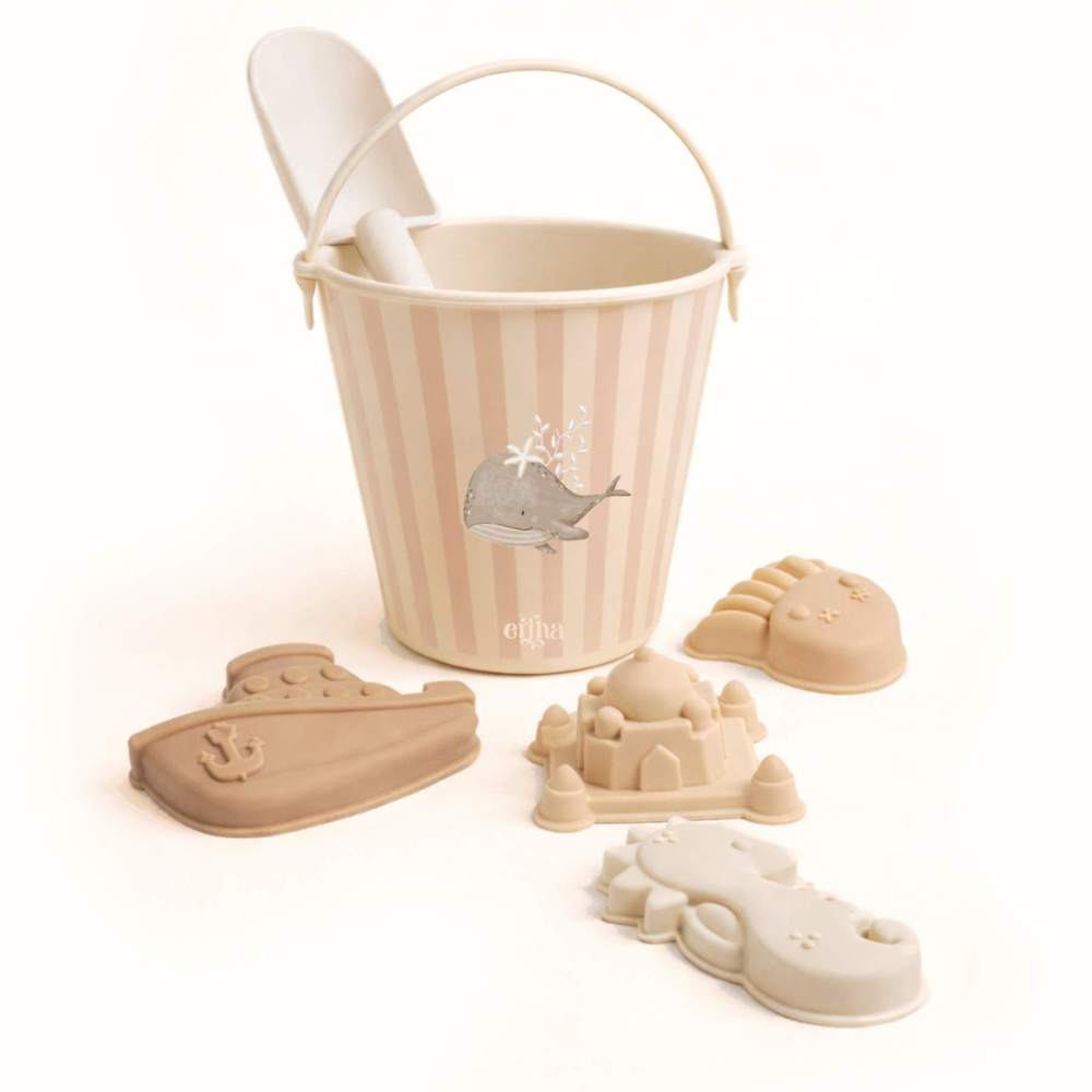 Mrs Ertha Zestaw zabawek do piasku Stripped Whale