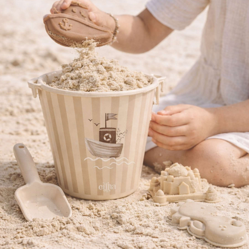 Mrs Ertha Zestaw zabawek do piasku Stripped Boat
