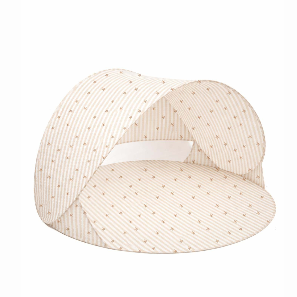 Mrs Ertha namiot plażowy dla dzieci z ochroną UV 50+ Stripped Harmony