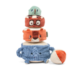 Lilliputiens Lilliputiens Piramida dźwiękowa sensoryczne klocki z grzechotkami Zwierzątka