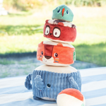 Lilliputiens Lilliputiens Piramida dźwiękowa sensoryczne klocki z grzechotkami Zwierzątka