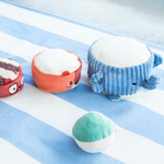 Lilliputiens Lilliputiens Piramida dźwiękowa sensoryczne klocki z grzechotkami Zwierzątka