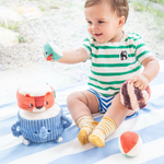 Lilliputiens Lilliputiens Piramida dźwiękowa sensoryczne klocki z grzechotkami Zwierzątka