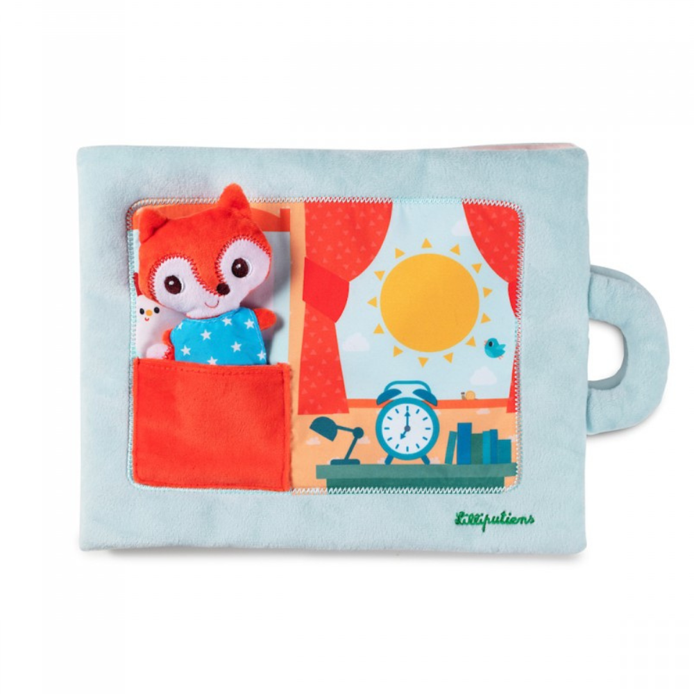 Lilliputiens Książeczka sensoryczna „Dzień dobry, mały lisku”