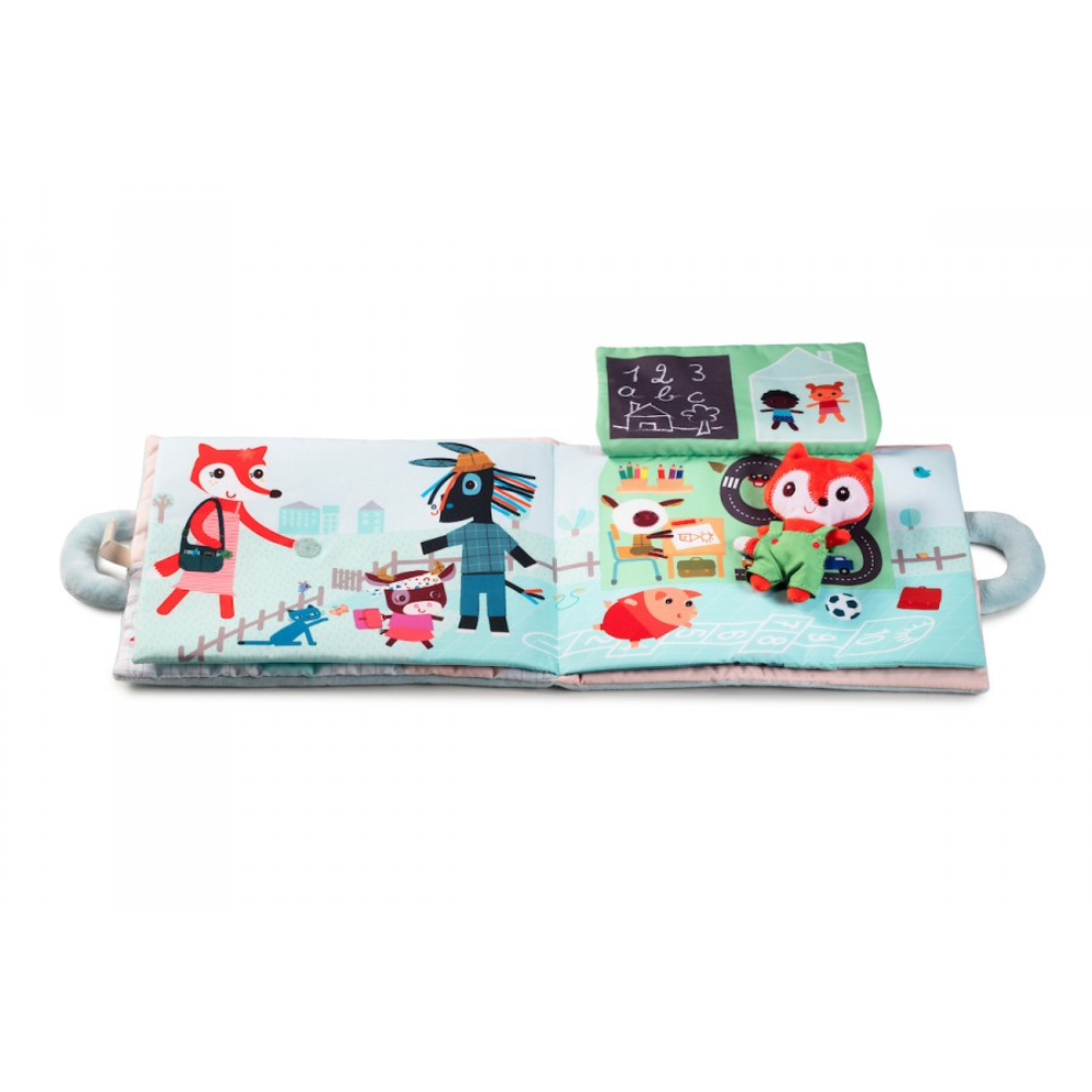 Lilliputiens Książeczka sensoryczna „Dzień dobry, mały lisku”