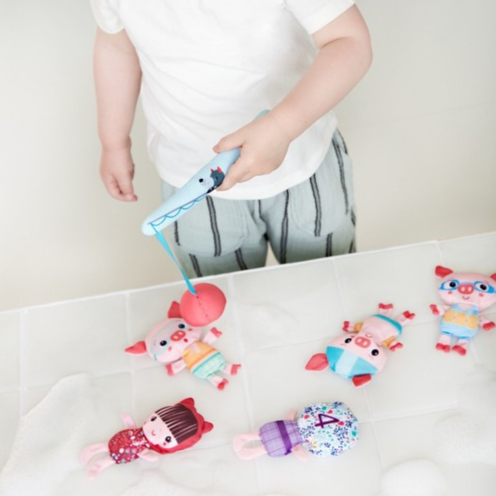 Lilliputiens Zabawka do kąpieli zestaw do wędkowania Wilk Louis