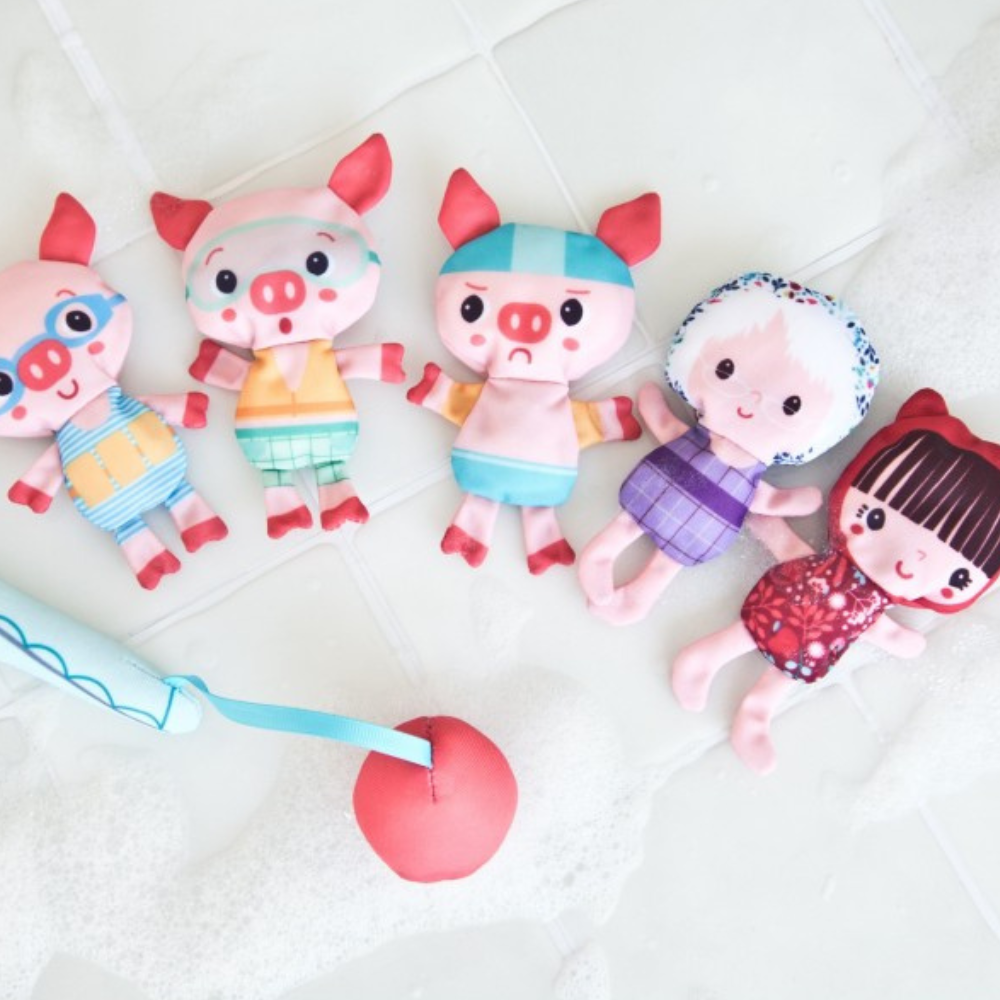 Lilliputiens Zabawka do kąpieli zestaw do wędkowania Wilk Louis