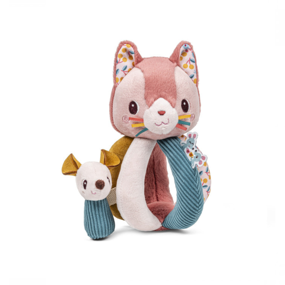 Lilliputiens Grzechotka z uchwytami Kotka Jeanne