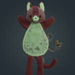 Lilliputiens Przytulanka komforter świecąca w ciemności Kotka Jeanne