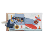 Lilliputiens Miękka książeczka dla niemowląt Garaż Pieska Julesa