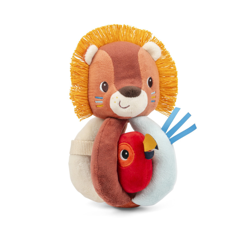 Lilliputiens Grzechotka z uchwytami Lew Jack