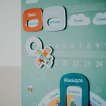 Lilliputiens Miękka tablica aktywizująca Mój pierwszy kalendarz