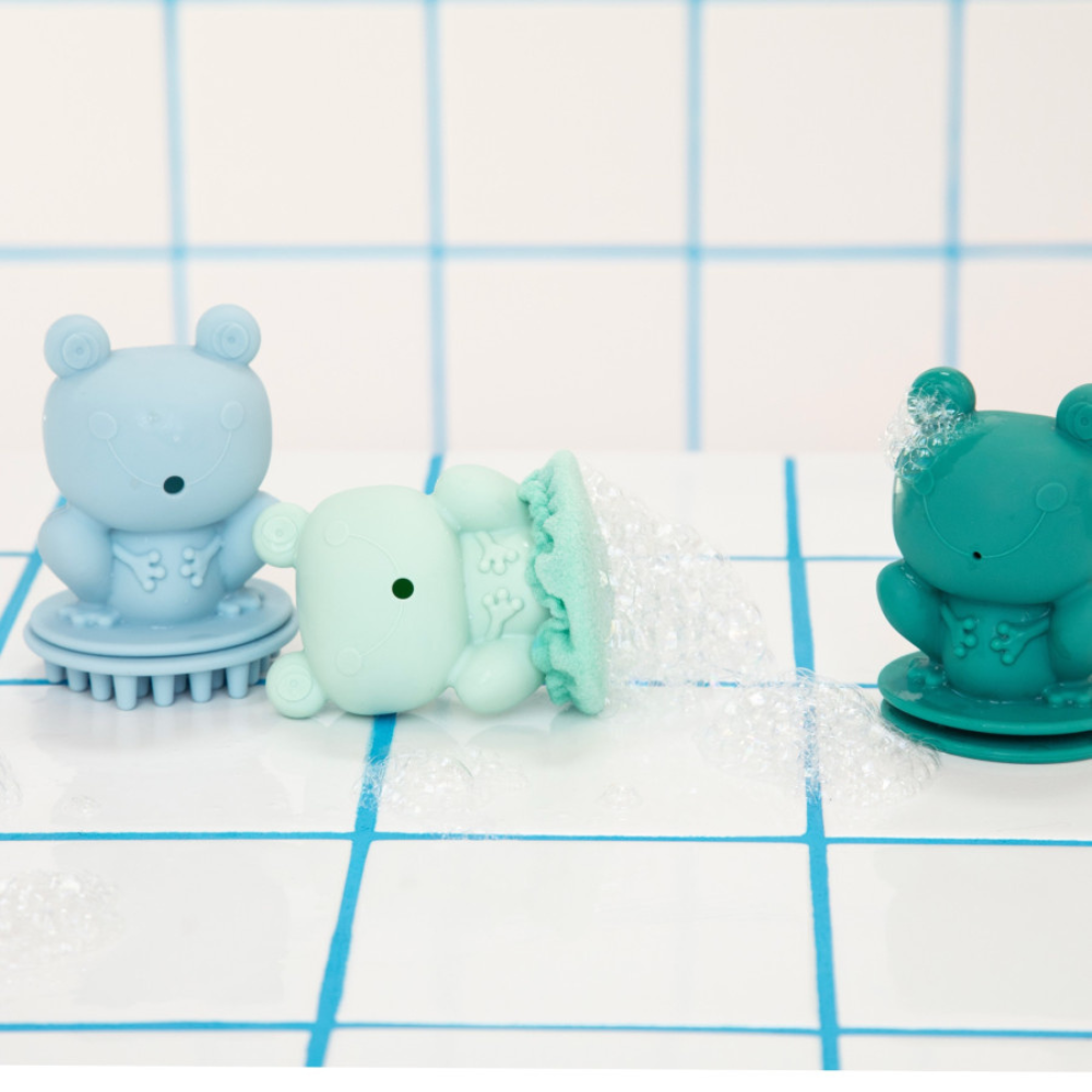 Lilliputiens Sensoryczne zabawki do kąpieli 3 Żabki