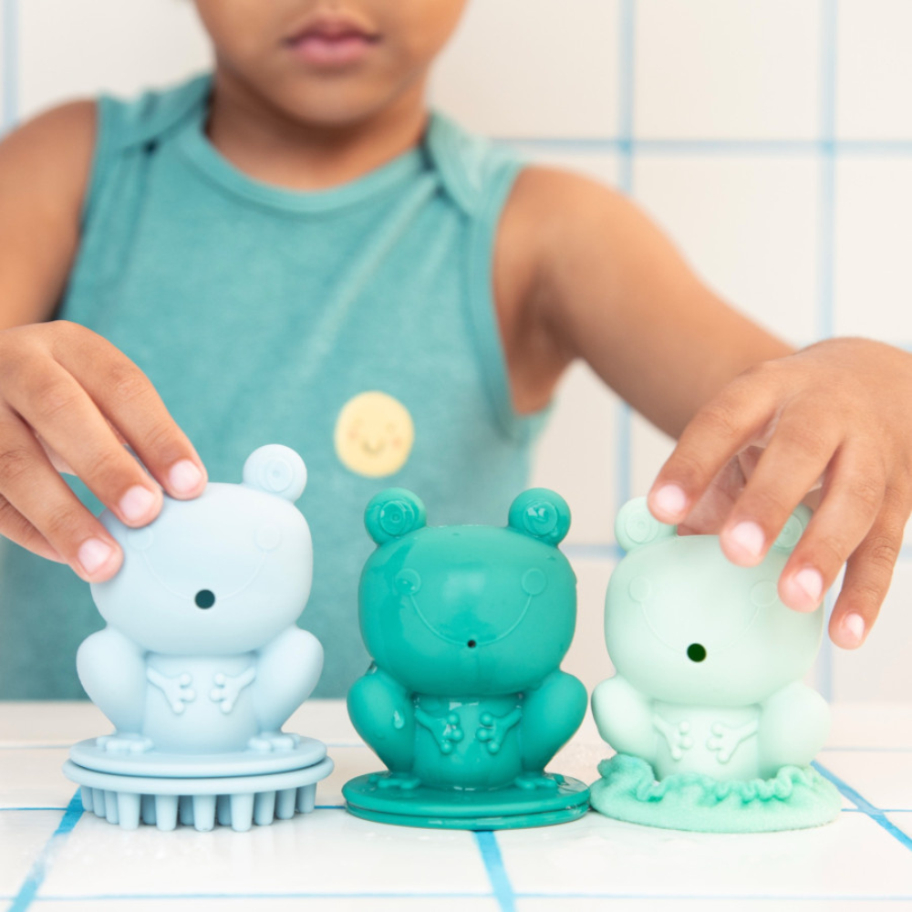 Lilliputiens Sensoryczne zabawki do kąpieli 3 Żabki